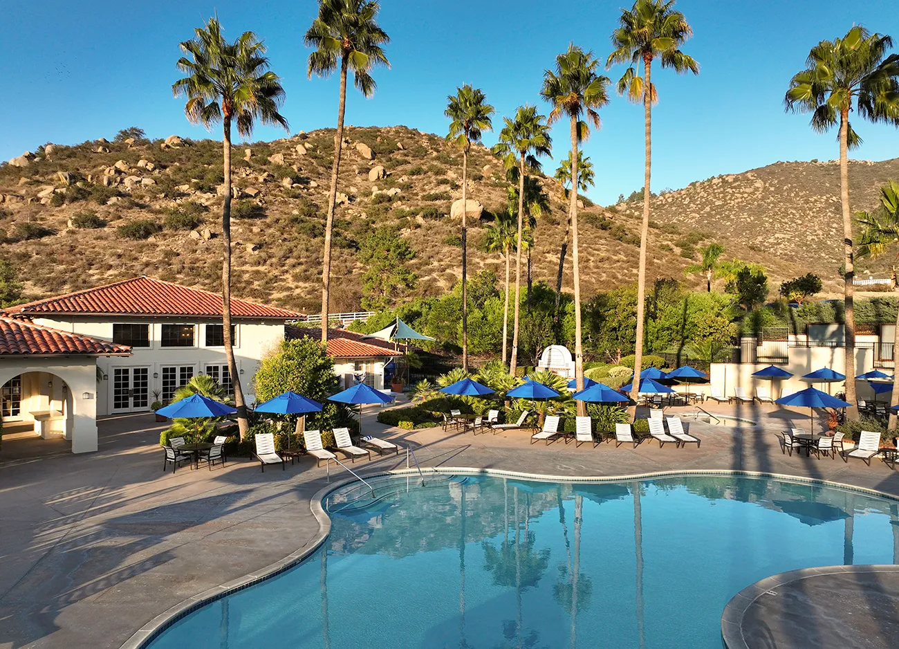 The pool at Hyatt Vacation Club at The Welk in San Diego, California
