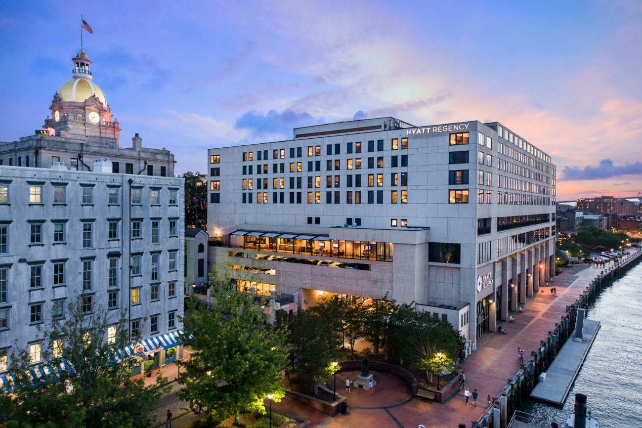 Exterior of Hyatt Regency Savannah