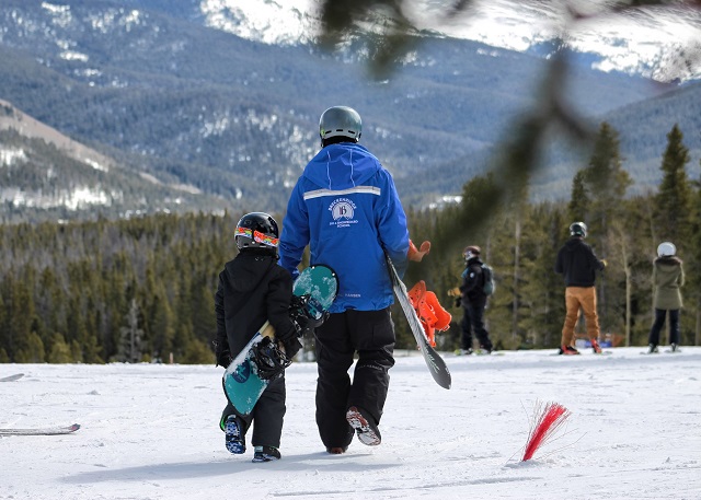 Breckenridge,,Colorado,/,Usa,-,March,5,,2020:,A,Snowboarder