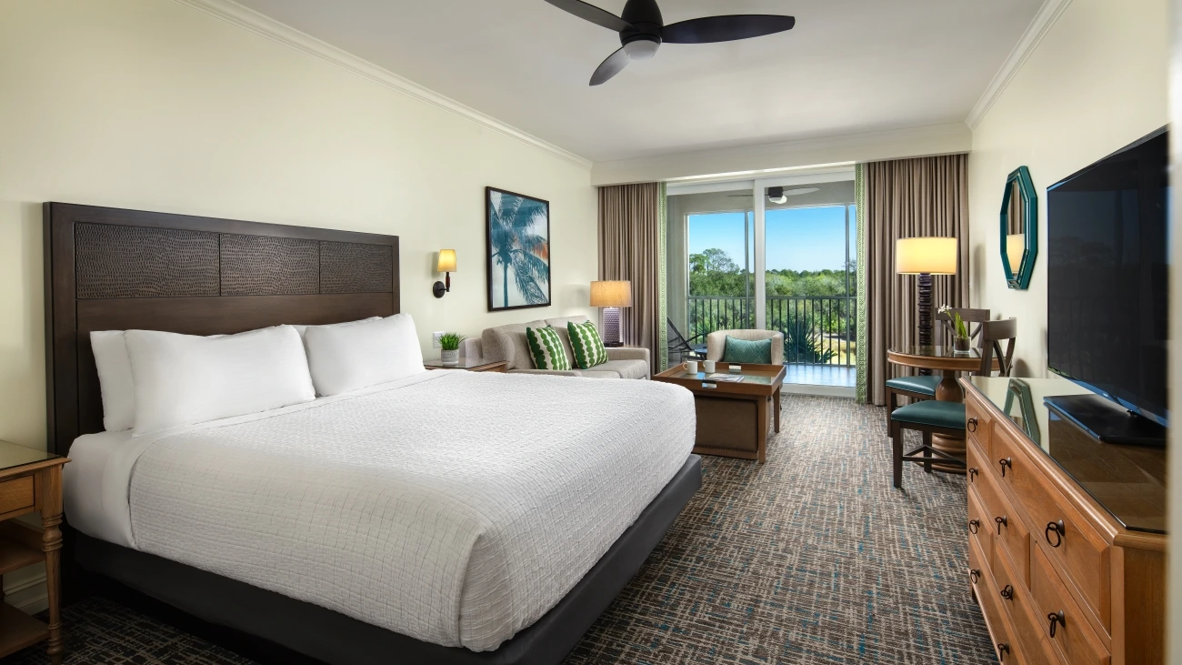 Interior view of a villa bedroom