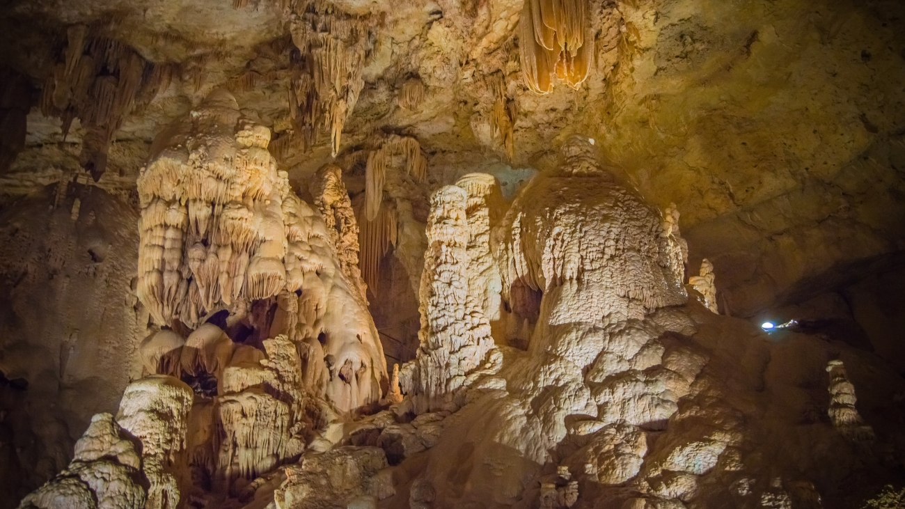 A cave at Natural Bridge Caverns